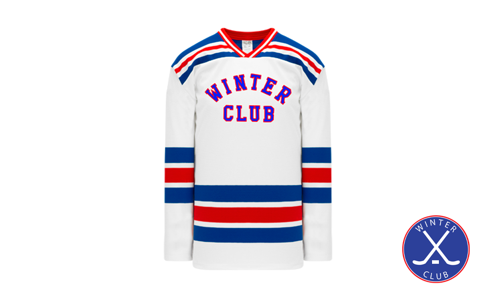 Winter Club White Player Jersey